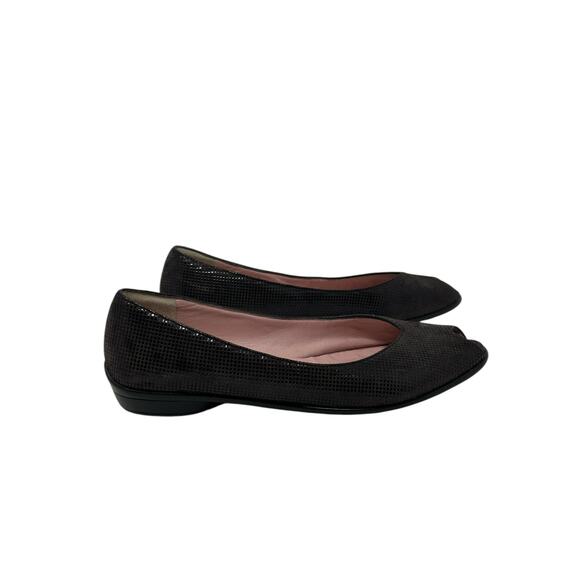 Amalfi brown waffled suede peep toes shoes size 8 - Picture 12 of 15